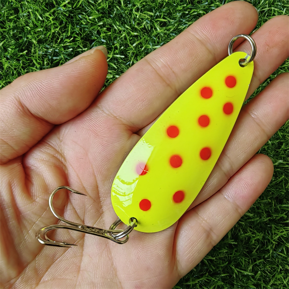 سبينر ملعقة إغراء المعادن ، ال - مراجعة Fishing Hook Treble وسعره